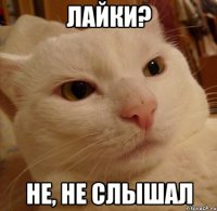 лайки? не, не слышал