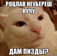 роцлав неубереш кучу дам ПИЗДЫ?