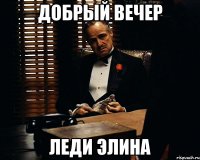 Добрый вечер Леди Элина