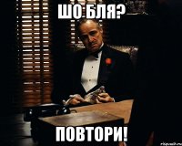 Шо бля? Повтори!