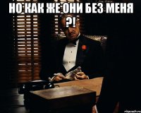 НО КАК ЖЕ ОНИ БЕЗ МЕНЯ ?! 