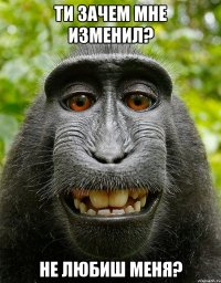 ти зачем мне изменил? не любиш меня?