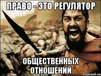 право - это регулятор общественных отношений