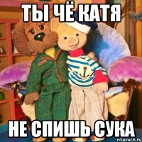 ты чё катя не спишь сука