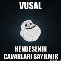 Vusal Hendesenin cavablari sayilmir