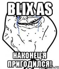 Blix AS наконец я пригодился!