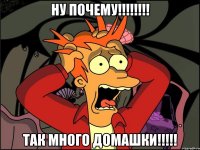 Ну почему!!!!!!!! Так много домашки!!!!!