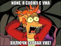 None, Я Схожу с ума Включи Сервак уже!