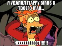 Я удалил Flappy birds с твоего Ipad... НЕЕЕЕЕЕЕЕЕЕЕТ!!!!!!