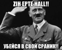 ZIH EPTE HALL!! УБЕЙСЯ В СВОЙ СРАНИК!!