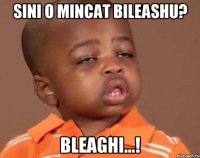 sini o mincat bileashu? bleaghi...!
