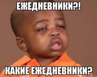 ЕЖЕДНЕВНИКИ?! КАКИЕ ЕЖЕДНЕВНИКИ?