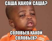 саша какой саша? соловьев какой соловьев?