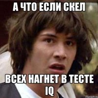 а что если скел всех нагнет в тесте iq