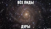 ВСЕ ЛИДЫ ДУРЫ