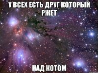 У всех есть друг который ржет Над котом