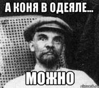 а коня в одеяле... можно