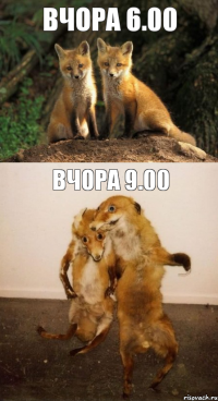 ВЧОРА 6.00 ВЧОра 9.00