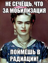 Не сечёщь, что за мобилизация , поймёшь в радиации!