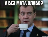 А без мата слабо? 
