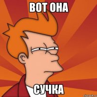 Вот она Сучка