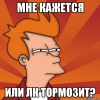 Мне кажется или ЛК тормозит?