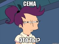 сема это ты?