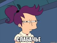  слабачье