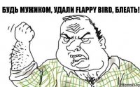 БУДЬ МУЖИКОМ, УДАЛИ FLAPPY BIRD, БЛЕАТЬ!