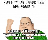 Завтра у нас коллоквиум по тропанам! Формулы, фармгруппы, подлинность и количественное определение, бл...