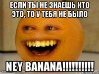 Если ты не знаешь кто это, то у тебя не было Ney Banana!!!!!!!!!!