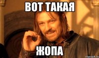 вот такая ЖОПА