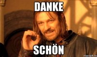 danke schön