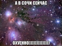 А в Сочи сейчас ОХУЕННО))))))))))))))