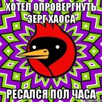 хотел опровергнуть зерг хаоса ресался пол часа