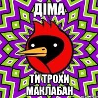 Діма ти трохи маклабан