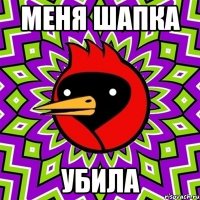 меня шапка УБИЛА