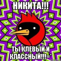 Никита!!! Ты клевый и классный!!!=*