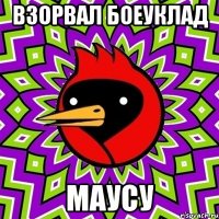 Взорвал боеуклад маусу