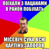 поїхали з пацанами в район побухать місєвіч сука всю картіну запоров