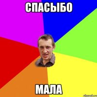 Спасыбо мала