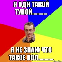 Я одн такой тупой............ Я не знаю что такое ЛОЛ............