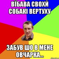 вїбава свохй собакі вертуху забув шо в мене овчарка...