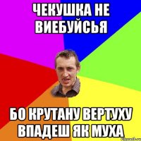 ЧЕКУШКА НЕ ВИЕБУЙСЬЯ БО КРУТАНУ ВЕРТУХУ ВПАДЕШ ЯК МУХА