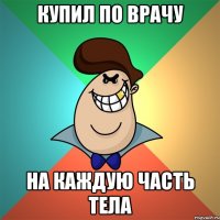 Купил по врачу На каждую часть тела