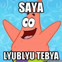 SAYA LYUBLYU TEBYA