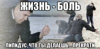 Жизнь - Боль Липидус, что ты делаешь... прекрати