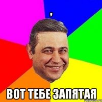 , ВОТ ТЕБЕ ЗАПЯТАЯ