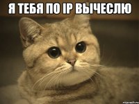 я тебя по IP вычеслю 