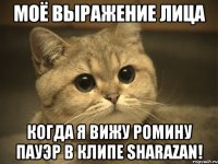 моё выражение лица когда я вижу Ромину Пауэр в клипе Sharazan!